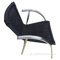 Cadeira de vime de mobília de jardim de design popular